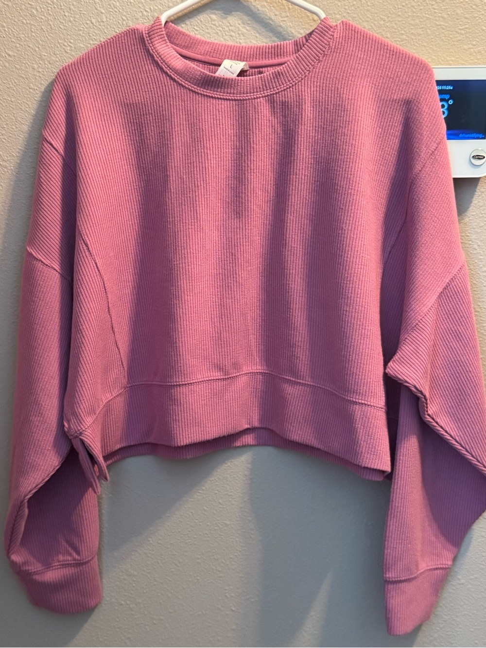 90 Degree By Reflex Scuba Ribbed Pullover Sweatshirt
